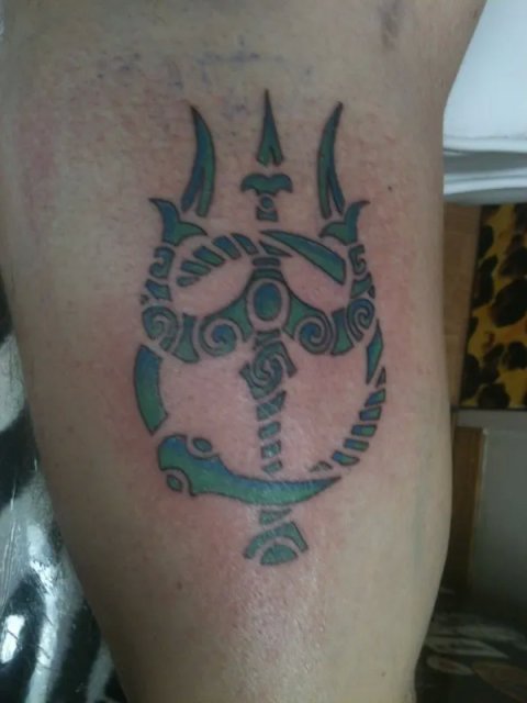 Eric - Trishula: real inked placement tattoo photo thumbnail