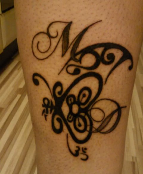 Erika - Butterfly MD: real inked placement tattoo photo thumbnail