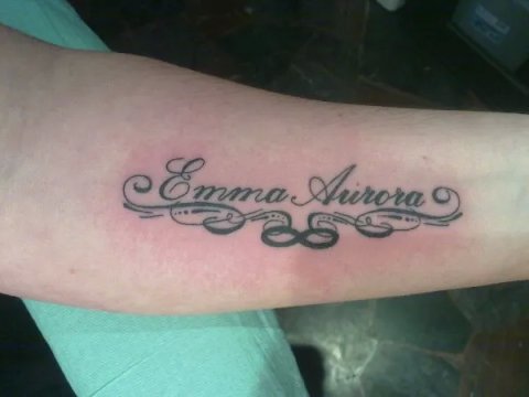 Evilzone - Emma Aurora: real inked placement tattoo photo thumbnail