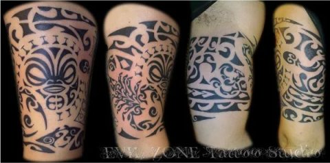 Evilzone - Kaitiaki: real inked placement tattoo photo thumbnail