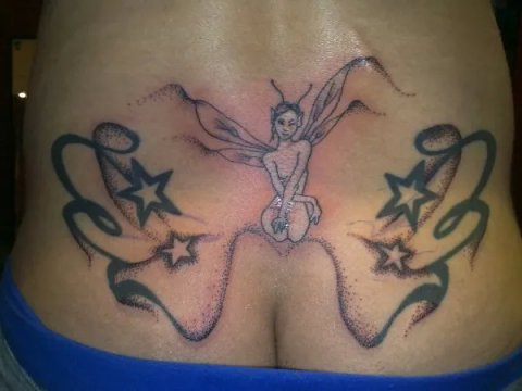 Evilzone - Fairy: real inked placement tattoo photo thumbnail