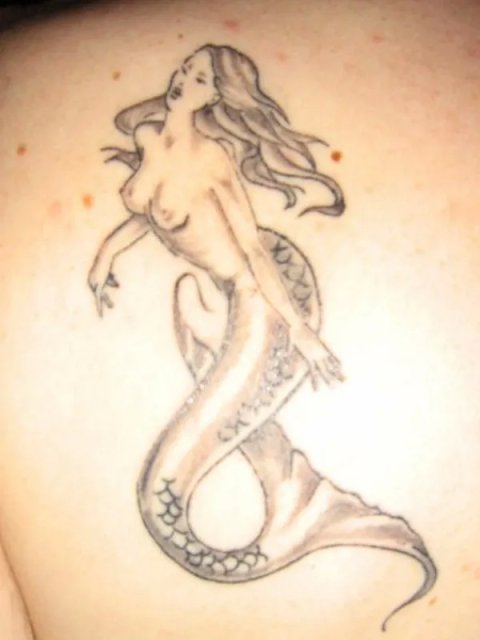 Fabio - Mermaid: real inked placement tattoo photo thumbnail