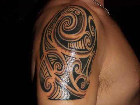 Francesco - Maori: real inked placement tattoo photo thumbnail