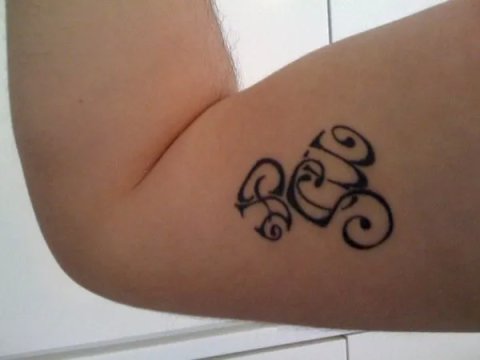 Giovanni - M+S & G+A hearts: real inked placement tattoo photo thumbnail