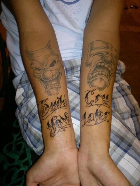Giovanni - Smile now: real inked placement tattoo photo thumbnail