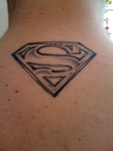 Giovanni - Superman: real inked placement tattoo photo thumbnail