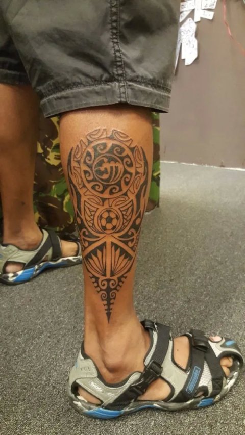 Guest - E+M sun piece: real inked placement tattoo photo thumbnail
