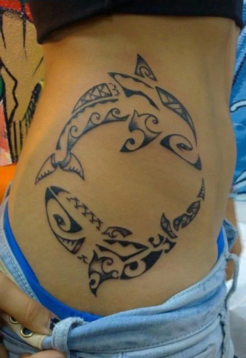 Guest - dolphin & shark: real inked placement tattoo photo thumbnail
