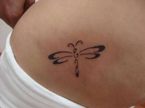 Guest - Dragonfly: real inked placement tattoo photo thumbnail