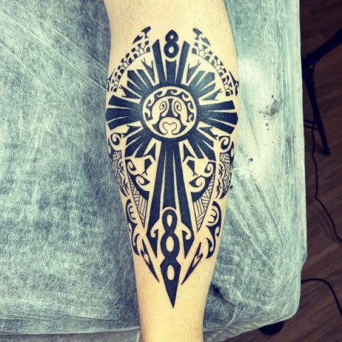 Guest - Filipino sun turtle: real inked placement tattoo photo thumbnail