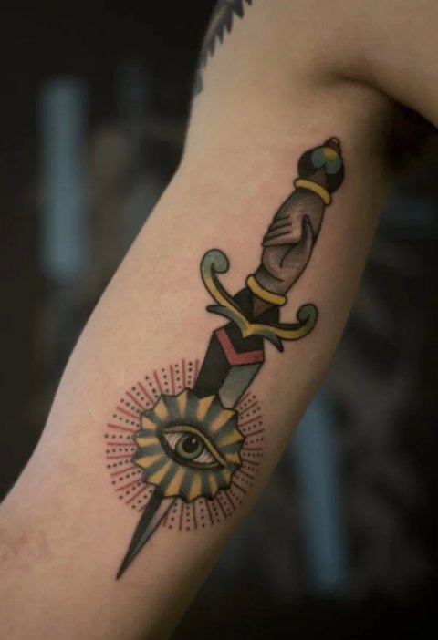 Guest - knife: real inked placement tattoo photo thumbnail