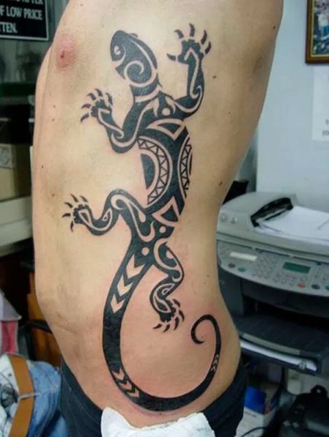 Guest - Lizard: real inked placement tattoo photo thumbnail