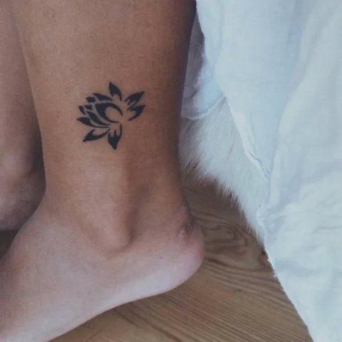 Guest - Lotus flower: real inked placement tattoo photo thumbnail