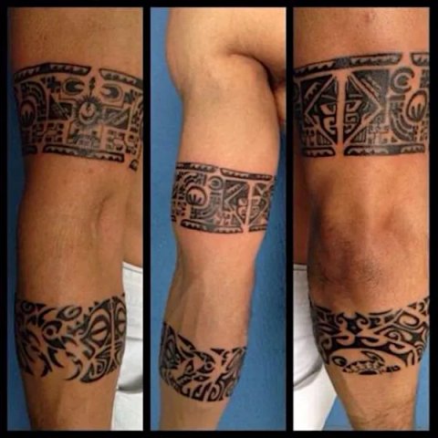 Guest - Marquesan band: real inked placement tattoo photo thumbnail
