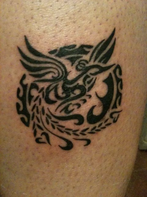 Ivano - Sun phoenix: real inked placement tattoo photo thumbnail
