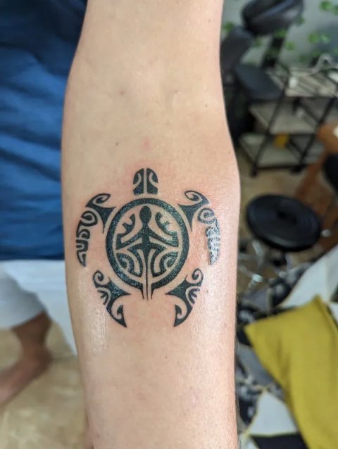 Iwan - Ancestral connection: real inked placement tattoo photo thumbnail