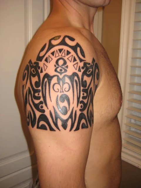 Joel - Short sleeve: real inked placement tattoo photo thumbnail