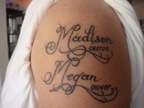 Jose - left arm: real inked placement tattoo photo thumbnail