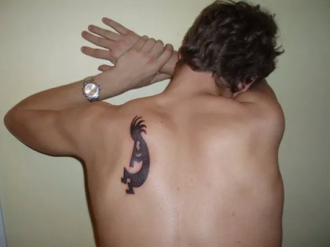 Kaarel - Kokopelli: real inked placement tattoo photo thumbnail