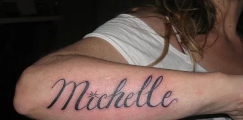 Katarina - Michelle: real inked placement tattoo photo thumbnail