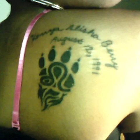 Kenya - Leo: real inked placement tattoo photo thumbnail