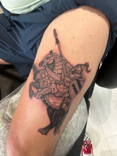 Kiernan - knight: inked placement tattoo photo thumbnail