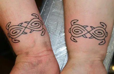 Kimberly - Infinity turtles: real inked placement tattoo photo thumbnail