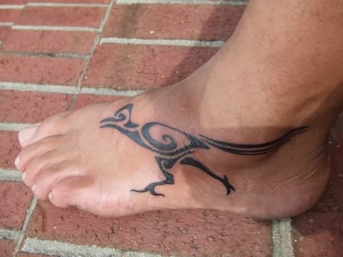 Larry - Roadrunner: real inked placement tattoo photo thumbnail