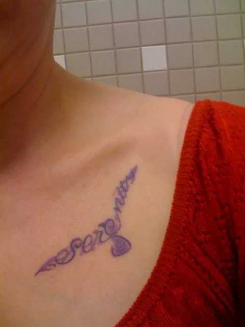 Laurie - Serenity: real inked placement tattoo photo thumbnail