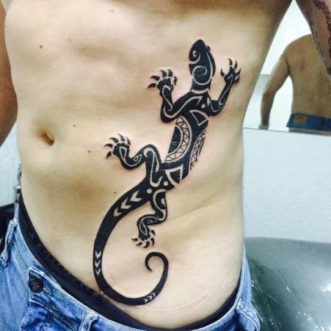 Lucas - lizard: real inked placement tattoo photo thumbnail