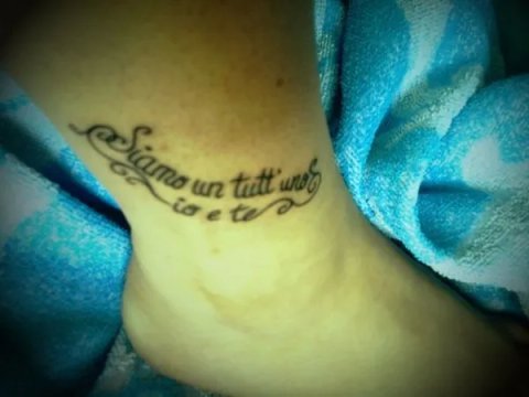 Lucia - We are one: real inked placement tattoo photo thumbnail