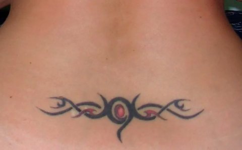 Marcella - Tribale: real inked placement tattoo photo thumbnail