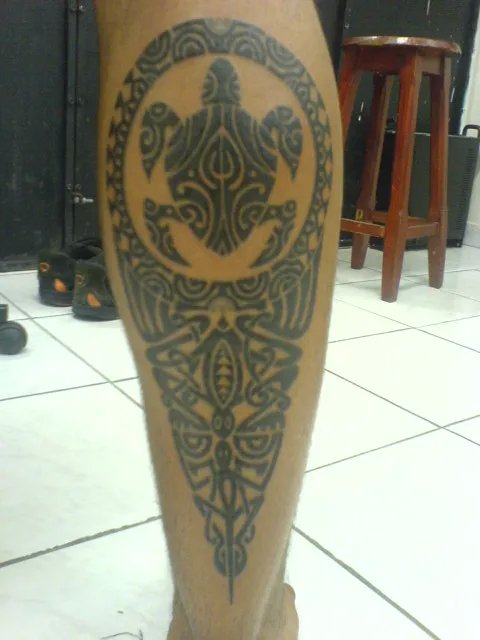 Marcio - Maori Kelt: real inked placement tattoo photo thumbnail