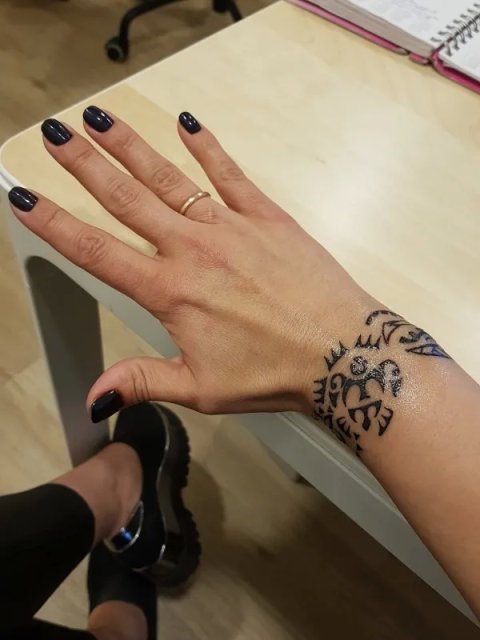 Martyna - Bracelet: real inked placement tattoo photo thumbnail