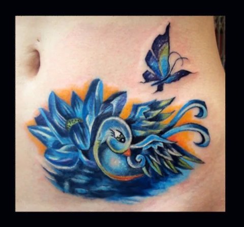 Mel - Father and daughter: real inked placement tattoo photo thumbnail