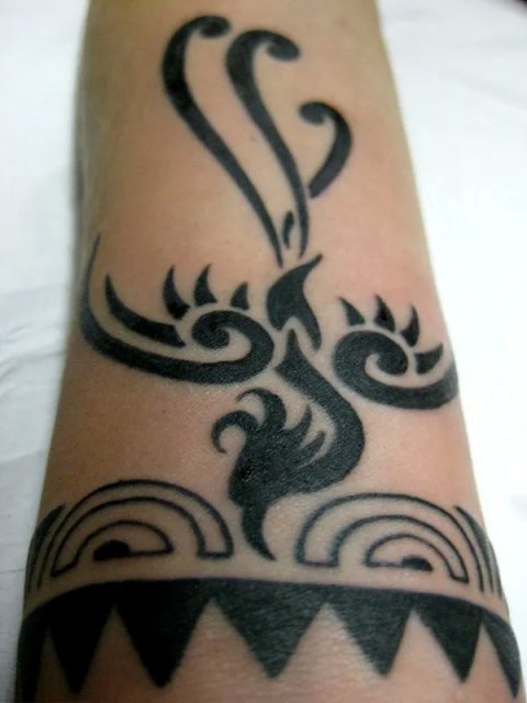 Micael - Fenix Maori: real inked placement tattoo photo thumbnail