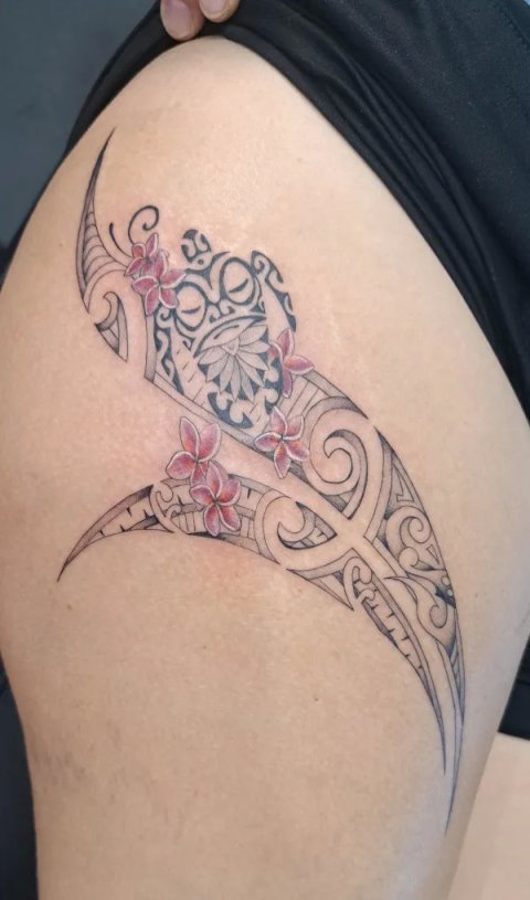 Michaela - vetea: real inked placement tattoo photo thumbnail