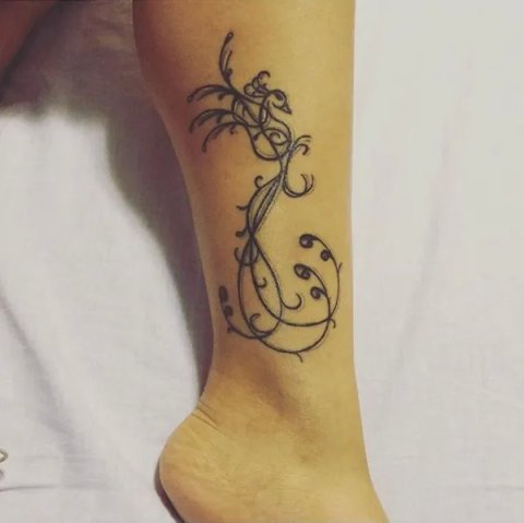 Nancy - S+F phoenix: real inked placement tattoo photo thumbnail
