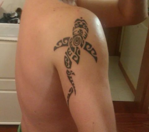Nicolò - Mango pounamu: real inked placement tattoo photo thumbnail