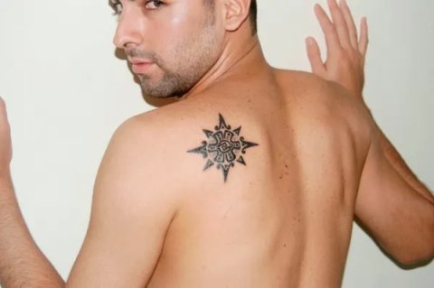 Orlando - Inca star: real inked placement tattoo photo thumbnail