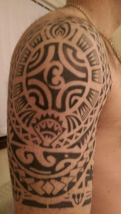 Owen - Warrior: real inked placement tattoo photo thumbnail