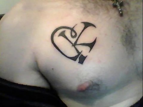 Pedro - C+K heart: real inked placement tattoo photo thumbnail
