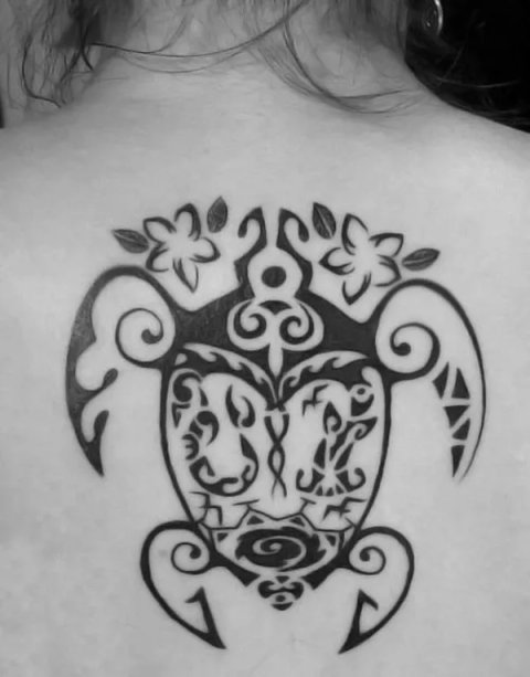 Family turtle: real inked placement tattoo photo thumbnail