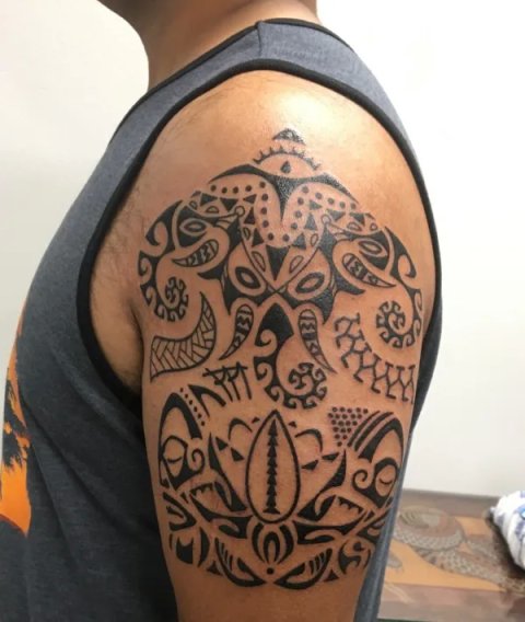 Rajit - Airavata: real inked placement tattoo photo thumbnail