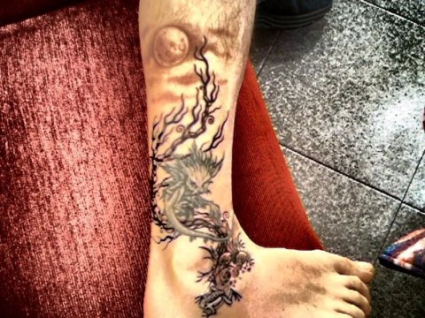 Riccardo - Elf tree: real inked placement tattoo photo thumbnail