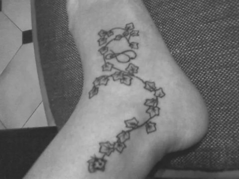 Samantha - Ivy and ladybug: real inked placement tattoo photo thumbnail