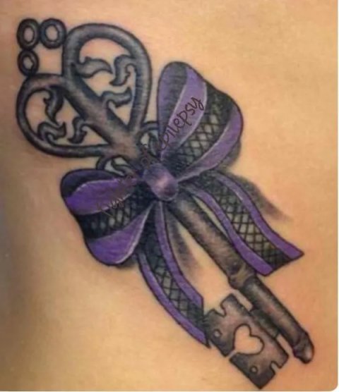 Shelby - Awareness key: real inked placement tattoo photo thumbnail