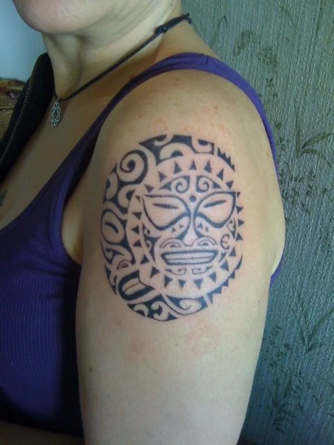 Susanna - Sun-moon: real inked placement tattoo photo thumbnail