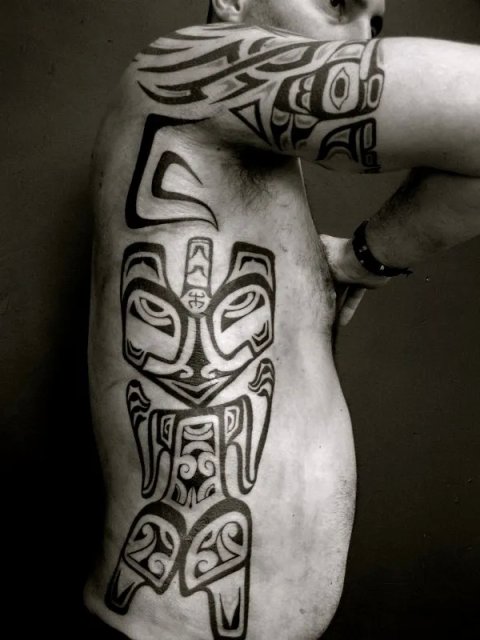 Tanne - Haida: real inked placement tattoo photo thumbnail