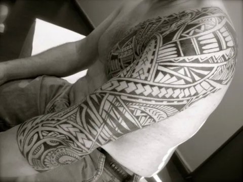 Tanne - Samoan: real inked placement tattoo photo thumbnail